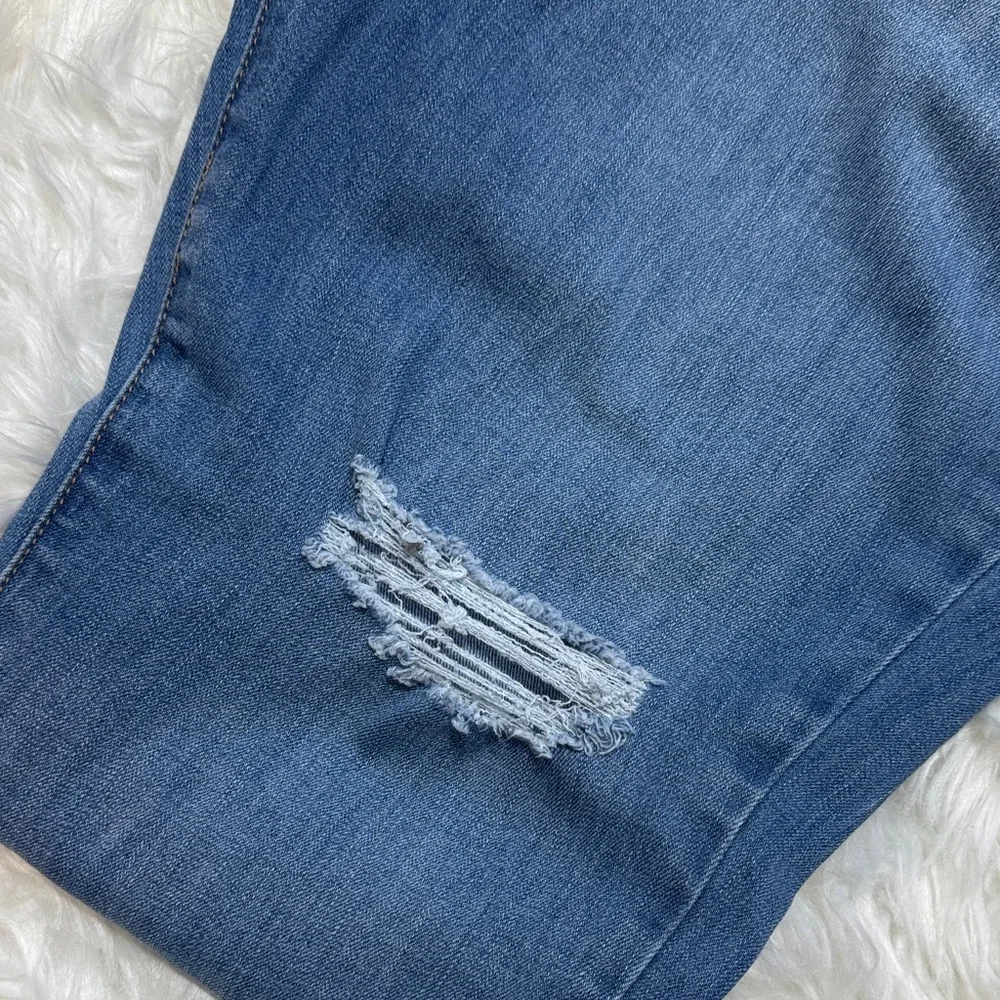 Sonoma Women's Distressed Blue Boyfriend Jeans